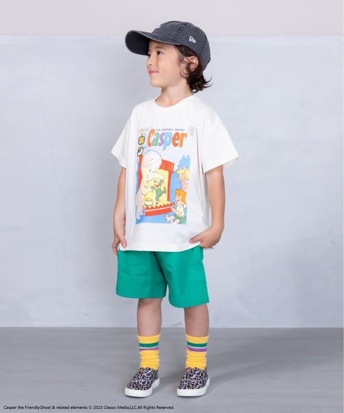 MARKEY'S（マーキーズ）の「【Casper/キャスパー】プリントT(80～140cm)（Tシャツ/カットソー・キッズ・ホワイト/イエロー/パープル・80/90/95/100/110/120/130/140）」の5枚目の写真