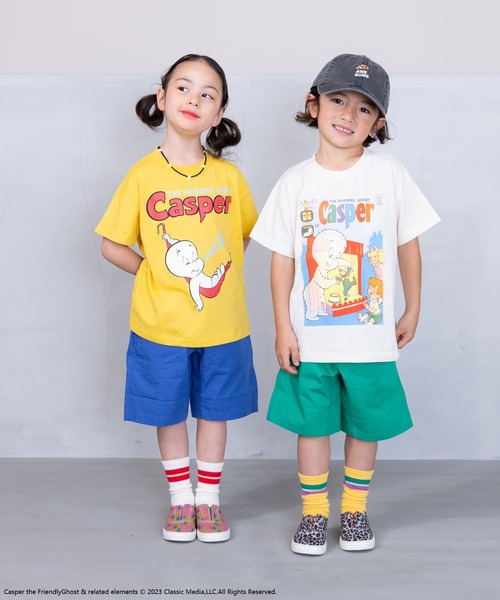 MARKEY'S（マーキーズ）の「【Casper/キャスパー】プリントT(80～140cm)（Tシャツ/カットソー・キッズ・ホワイト/イエロー/パープル・80/90/95/100/110/120/130/140）」の8枚目の写真