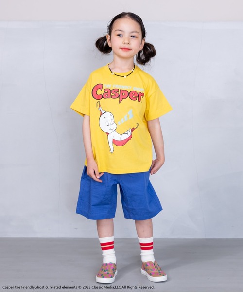 MARKEY'S（マーキーズ）の「【Casper/キャスパー】プリントT(80～140cm)（Tシャツ/カットソー・キッズ・ホワイト/イエロー/パープル・80/90/95/100/110/120/130/140）」の6枚目の写真