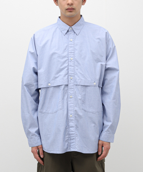 BAMBOO SHOOTS（バンブーシュート）の「【BAMBOO SHOOTS / バンブーシュート】 L/S VENTILATION SHIRT-HAKE（シャツ/ブラウス・メンズ・ブルー系その他・MEDIUM/LARGE）」の18枚目の写真