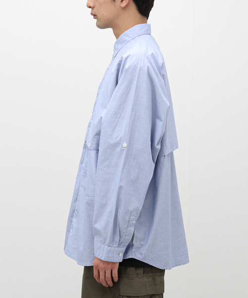 BAMBOO SHOOTS（バンブーシュート）の「【BAMBOO SHOOTS / バンブーシュート】 L/S VENTILATION SHIRT-HAKE（シャツ/ブラウス・メンズ・ブルー系その他・MEDIUM/LARGE）」の13枚目の写真