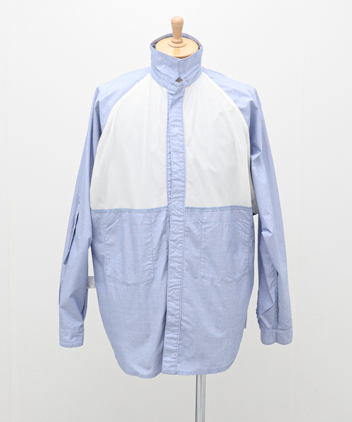 BAMBOO SHOOTS（バンブーシュート）の「【BAMBOO SHOOTS / バンブーシュート】 L/S VENTILATION SHIRT-HAKE（シャツ/ブラウス・メンズ・ブルー系その他・MEDIUM/LARGE）」の12枚目の写真