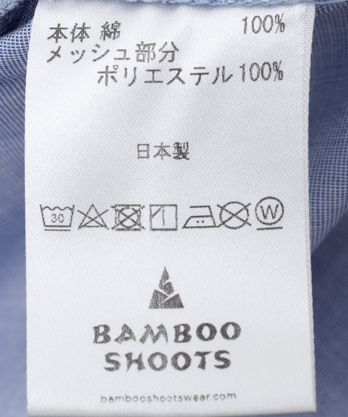 BAMBOO SHOOTS（バンブーシュート）の「【BAMBOO SHOOTS / バンブーシュート】 L/S VENTILATION SHIRT-HAKE（シャツ/ブラウス・メンズ・ブルー系その他・MEDIUM/LARGE）」の10枚目の写真