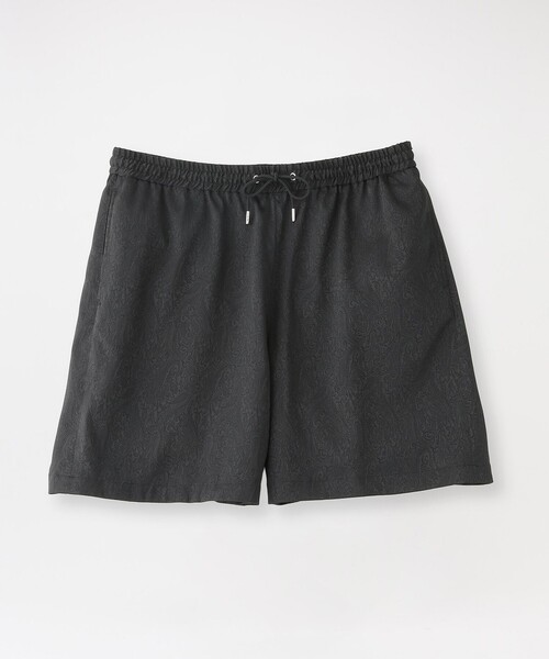 LOVELESS（ラブレス）の「サテンジャカード ショーツ（その他パンツ・メンズ・ベージュ系その他4/グリーン系その他/ブラック・L/M）」の2枚目の写真