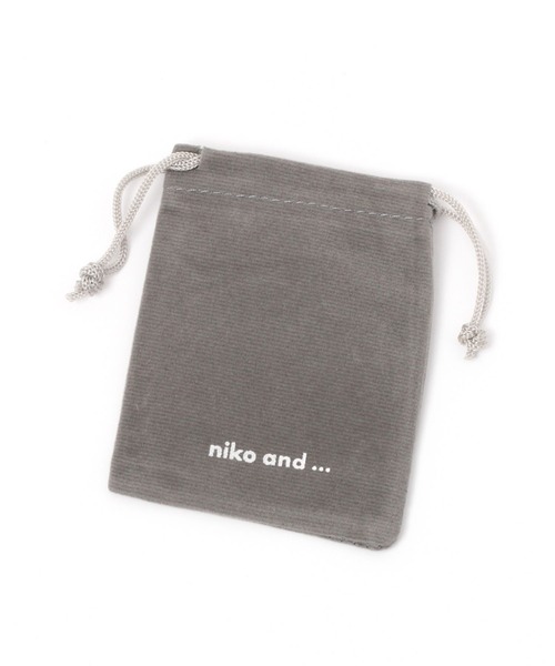 niko and...（ニコアンド）の「Silver925 フープピアス（ピアス（両耳用）・レディース・グレー・0）」の2枚目の写真