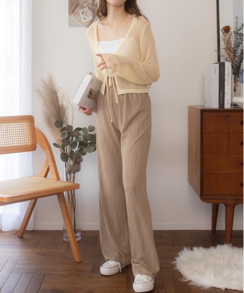 Ada.(エイダ)の「ウェーブデザインリブパンツ(その他パンツ・レディース・ブラック/ブラウン・S/M)」の15枚目の写真