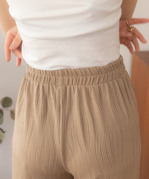 Ada.(エイダ)の「ウェーブデザインリブパンツ(その他パンツ・レディース・ブラック/ブラウン・S/M)」の6枚目の写真