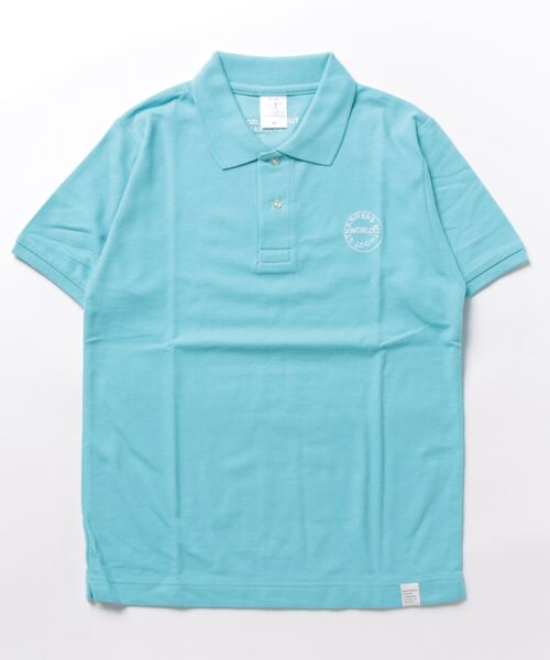 GIORDANO（ジョルダーノ）の「[ GIORDANO ] ワールドロゴポロシャツ（ポロシャツ・レディース・ブルー/グリーン/ピンク・X-SMALL/SMALL）」の3枚目の写真