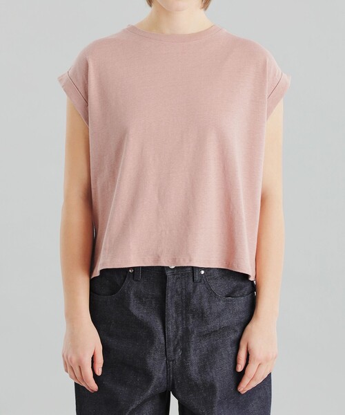 MACKINTOSH PHILOSOPHY(マッキントッシュ フィロソフィー)の「GREY LABEL リネンミックスドルマンT(Tシャツ/カットソー・レディース・オフホワイト/グレー/ブルー/ブラック/レッド・2)」の7枚目の写真