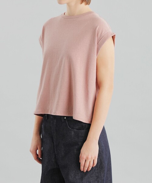 MACKINTOSH PHILOSOPHY(マッキントッシュ フィロソフィー)の「GREY LABEL リネンミックスドルマンT(Tシャツ/カットソー・レディース・オフホワイト/グレー/ブルー/ブラック/レッド・2)」の8枚目の写真