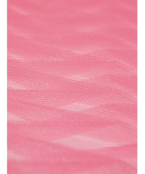 JNBY(ジェーエヌビーワイ)の「Diamond-shaped Pleated Mesh Top(その他トップス・レディース・ブラウン/ピンク/ブラック・36/38/40)」の6枚目の写真
