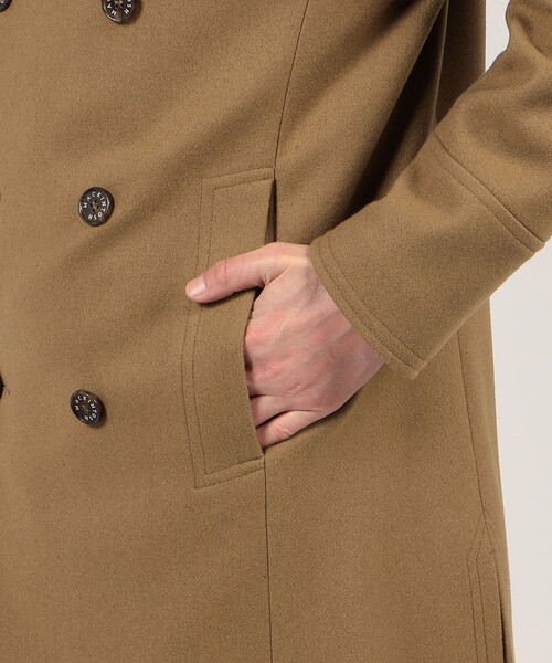 Mackintosh(マッキントッシュ)の「MACKINTOSH LUNDIE ウールメルトン ピーコート(ピーコート・メンズ・キャメル・38)」の9枚目の写真