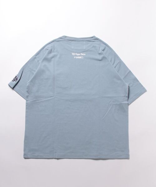 roial（ロイアル）の「DESIGN TEE/ROIAL(ロイアル)半袖Tシャツ（Tシャツ/カットソー・メンズ・ホワイト/ベージュ/ブルー/グリーン・MEDIUM/LARGE/X-LARGE/SMALL）」の5枚目の写真