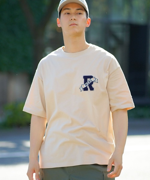 roial（ロイアル）の「DESIGN TEE/ROIAL(ロイアル)半袖Tシャツ（Tシャツ/カットソー・メンズ・ホワイト/ベージュ/ブルー/グリーン・MEDIUM/LARGE/X-LARGE/SMALL）」の3枚目の写真