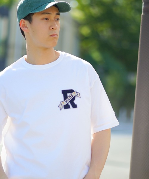 roial（ロイアル）の「DESIGN TEE/ROIAL(ロイアル)半袖Tシャツ（Tシャツ/カットソー・メンズ・ホワイト/ベージュ/ブルー/グリーン・MEDIUM/LARGE/X-LARGE/SMALL）」の2枚目の写真