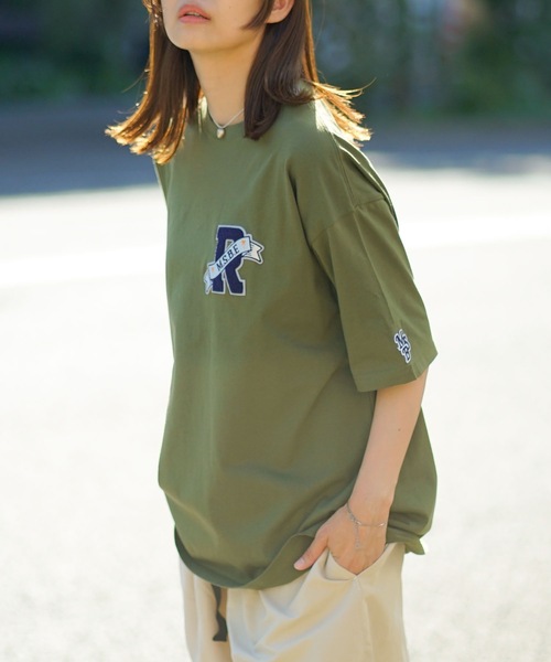 roial（ロイアル）の「DESIGN TEE/ROIAL(ロイアル)半袖Tシャツ（Tシャツ/カットソー・メンズ・ホワイト/ベージュ/ブルー/グリーン・MEDIUM/LARGE/X-LARGE/SMALL）」の7枚目の写真