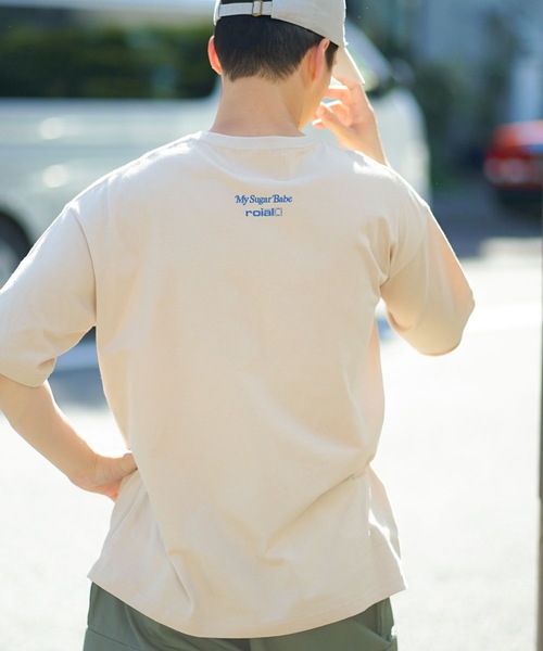 roial（ロイアル）の「DESIGN TEE/ROIAL(ロイアル)半袖Tシャツ（Tシャツ/カットソー・メンズ・ホワイト/ベージュ/ブルー/グリーン・MEDIUM/LARGE/X-LARGE/SMALL）」の14枚目の写真