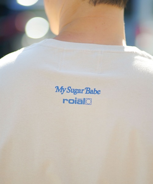 roial（ロイアル）の「DESIGN TEE/ROIAL(ロイアル)半袖Tシャツ（Tシャツ/カットソー・メンズ・ホワイト/ベージュ/ブルー/グリーン・MEDIUM/LARGE/X-LARGE/SMALL）」の12枚目の写真