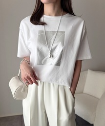 【新色追加！】シルクタッチスムース大人ロゴプリントTシャツ