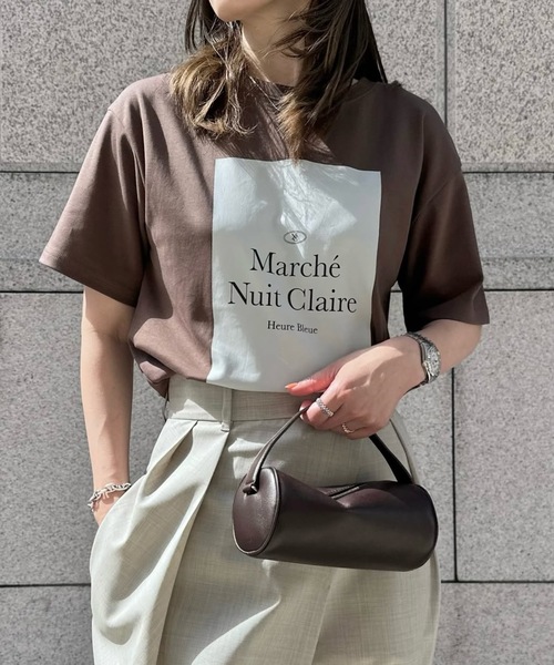 Emma Taylor(エマテイラー)の「【新色追加!】シルクタッチスムース大人ロゴプリントTシャツ(Tシャツ/カットソー・レディース・ホワイト系1/ホワイト系2/ブラック系その他2/ブラック系その他3/ホワイト系その他2/ホワイト系その他3/ホワイト系その他/ブラック系その他/ホワイト系その他4/ホワイト系その他7/ホワイト系その他6/ホワイト系その他5/ブラック系1/ブラック系2/ブラック系3/ブラウン/ホワイト系8/ブラック系4/ブラウン系その他/ブラック系5/ブラウン系その他2/その他14/その他15/その他16/ブラック系その他5/その他12/ブラウン系その他3/その他13・FREE)」の22枚目の写真