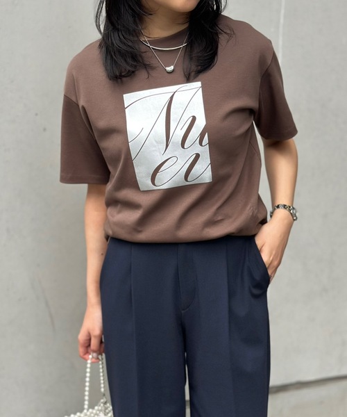 新品タグ付き❣️PASSIONE ロゴプリントTシャツ Mal.レレレさん me+em select（ミームセレクト） tシャツ 「 4color 」BACロゴ