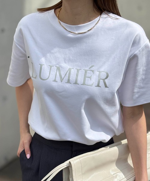 新色追加！】シルクタッチスムース大人ロゴプリントTシャツ Emma