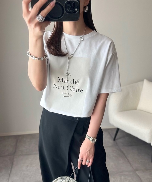 新色追加！】大人ロゴプリントTシャツ Emma Taylor│STYLEDOOR