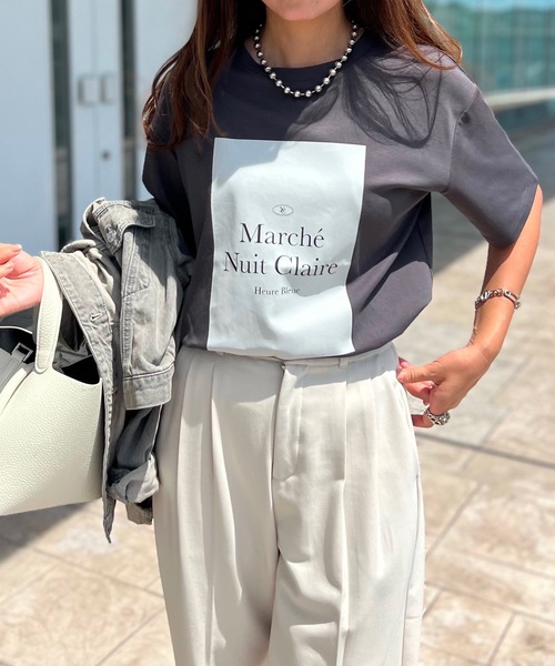 新色追加！】大人ロゴプリントTシャツ Emma Taylor│STYLEDOOR
