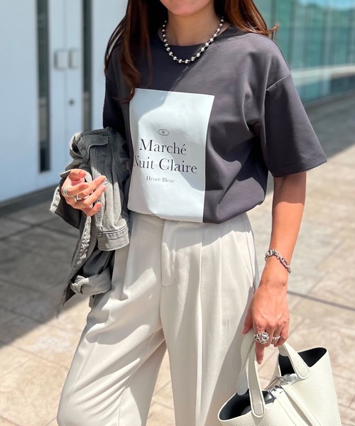 新色追加！】大人ロゴプリントTシャツ Emma Taylor│STYLEDOOR