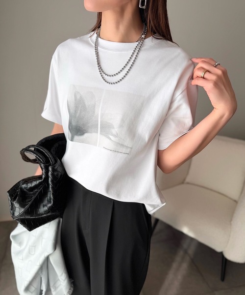 セール】【新色追加！】シルクタッチスムース大人ロゴプリントTシャツ
