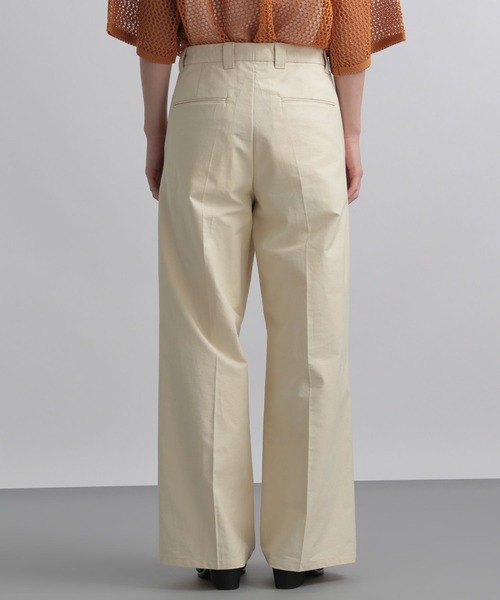 HARE(ハレ)の「ワイドチノトラウザー(HARE)(チノパンツ・メンズ・ブラウン/ブラック・FREE)」の11枚目の写真