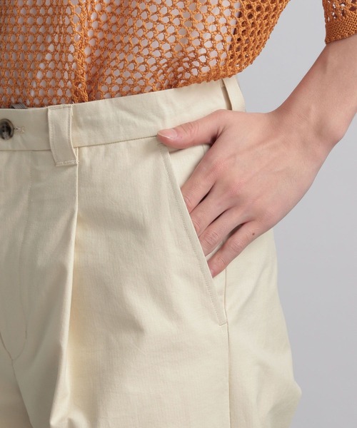 HARE(ハレ)の「ワイドチノトラウザー(HARE)(チノパンツ・メンズ・ブラウン/ブラック・FREE)」の16枚目の写真