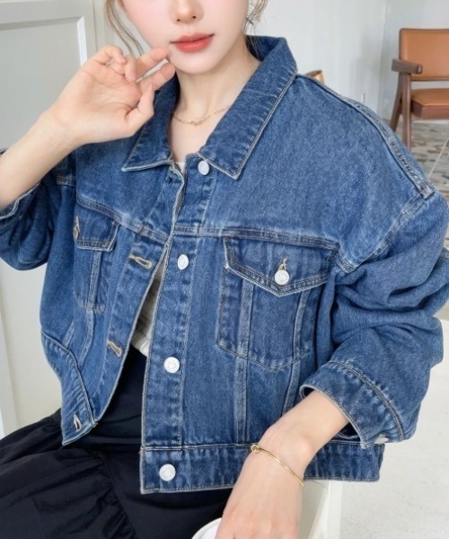 未使用♡PRIDEビジューシースルーデニムジャケット EESETT＆Co(イイセットアンドコー) REMAKE DENIM JACKETデニム
