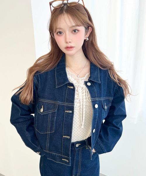 美品　ショート丈デニムジャケット　SERGE　日本製 cd7f1f434bb1ddfda57a9c528133ac