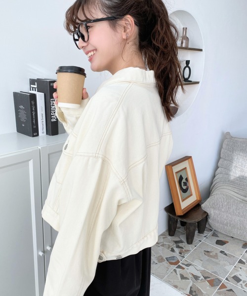 セール】ヘビーウェイトデニムショートジャケット/ショートGジャン