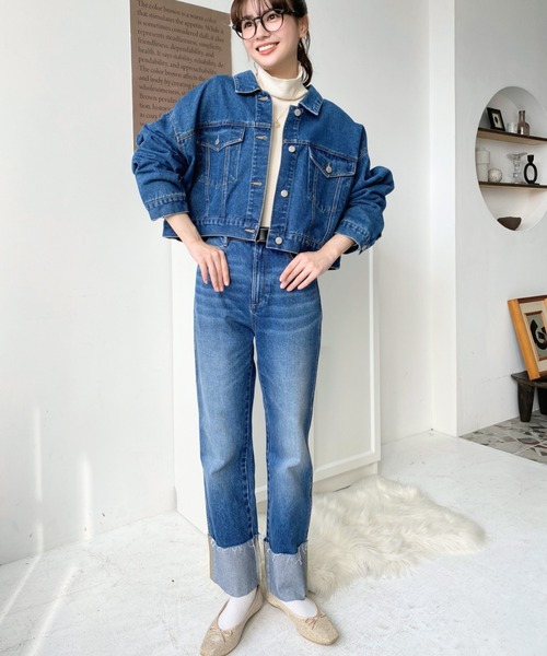 moment+（モーメントプラス）の「ヘビーウェイトデニムショート