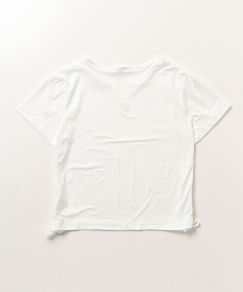 gossip！ロサンゼルス（ゴシップロサンゼルス）の「YUGA　Vネック サイドリボントップス（Tシャツ/カットソー・レディース・グレー/ブラック/ピンク/ホワイト・FREE）」の10枚目の写真