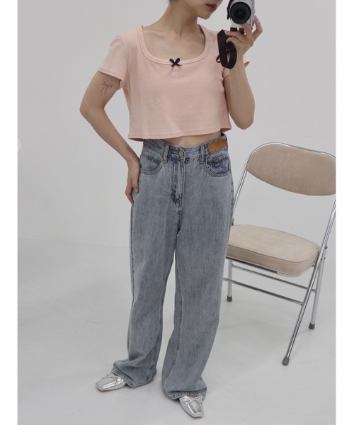 【シャネル】Ｔシャツ 遊び心たっぷり♪ 無造作リボン $_12.JPG?set_id=880000500F