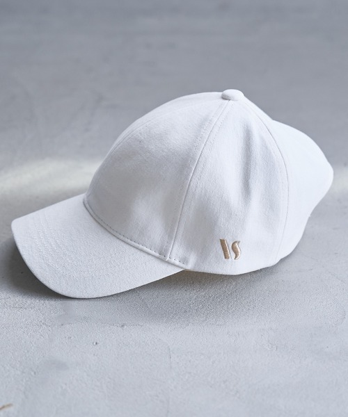 VIS（ビス）の「サイドロゴ微起毛ツイルキャップ（キャップ・レディース・ブラック/オフホワイト・FREE）」の7枚目の写真