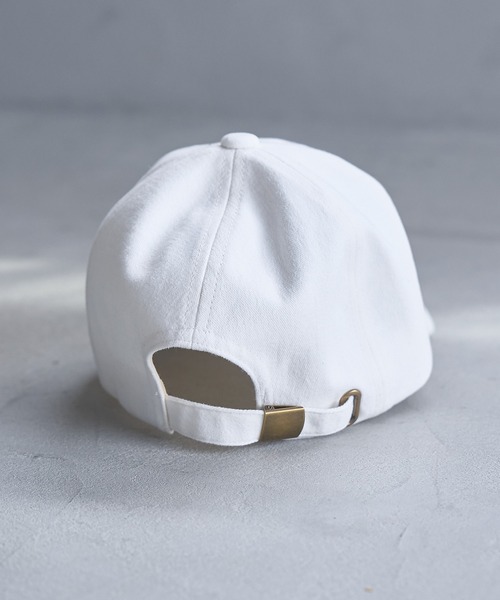 VIS（ビス）の「サイドロゴ微起毛ツイルキャップ（キャップ・レディース・ブラック/オフホワイト・FREE）」の8枚目の写真