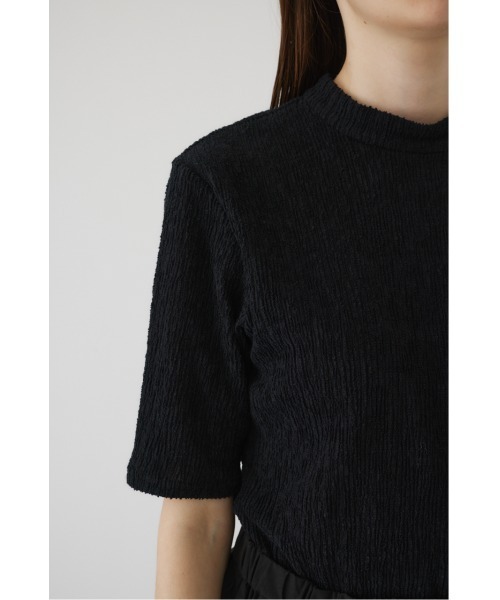 RIM.ARK（リムアーク）の「Half sleeve unevenness tops（Tシャツ/カットソー・レディース・グレー/ブルー/ブラック・36/38）」の17枚目の写真