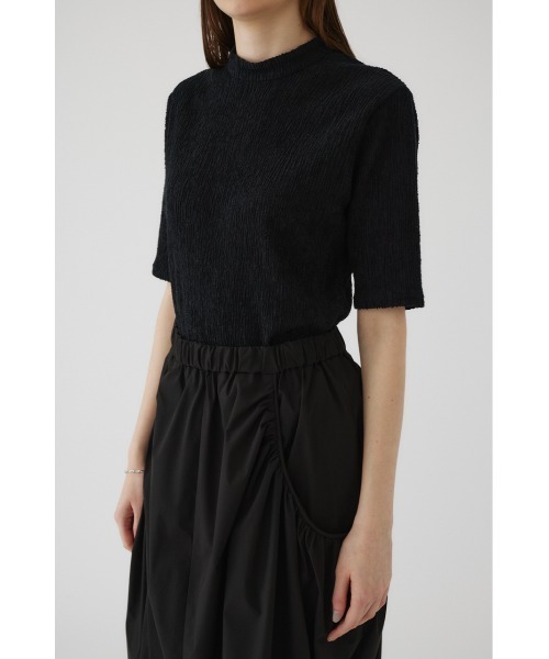 RIM.ARK（リムアーク）の「Half sleeve unevenness tops（Tシャツ/カットソー・レディース・グレー/ブルー/ブラック・36/38）」の13枚目の写真