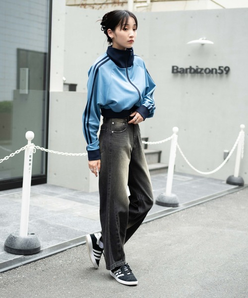 WEGO(ウィゴー)の「WEGO/ショートトラックジャケット(ジャージ・レディース・ブルー/ホワイト/ブラック・FREE)」の11枚目の写真