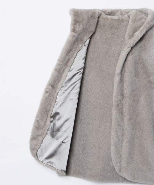 n*o様 allureville アイアバイル　フェイクミンクフーデジレ　ファー n*o様 allureville アイアバイル フェイクミンクフーデジレ ファー n*o