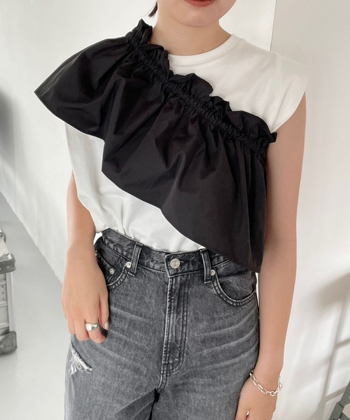 LOWRYS FARM（ローリーズファーム）の「マルチＷＡＹギャザーベルト  976290（ベルト・レディース・ブラック/ブラウン・FREE）」の7枚目の写真