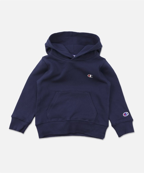 Champion（チャンピオン）の「champion / チャンピオン ロゴパーカー（パーカー・キッズ・ネイビー/ホワイト/ブラック/グレー・120cm/130cm/100cm/110cm）」の4枚目の写真