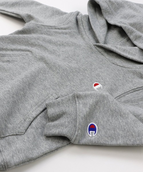 Champion（チャンピオン）の「champion / チャンピオン ロゴパーカー（パーカー・キッズ・ネイビー/ホワイト/ブラック/グレー・120cm/130cm/100cm/110cm）」の15枚目の写真