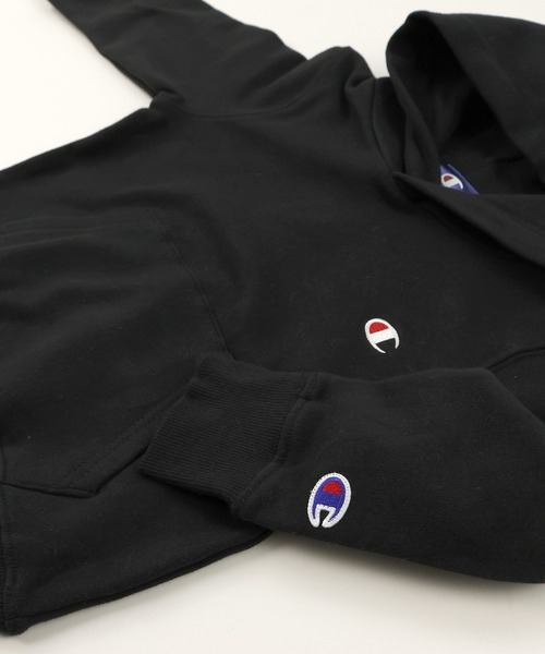 Champion（チャンピオン）の「champion / チャンピオン ロゴパーカー（パーカー・キッズ・ネイビー/ホワイト/ブラック/グレー・120cm/130cm/100cm/110cm）」の5枚目の写真