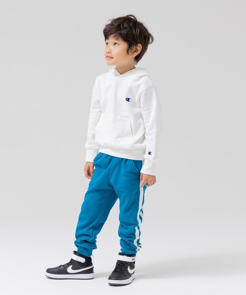 Champion（チャンピオン）の「champion / チャンピオン ロゴパーカー（パーカー・キッズ・ネイビー/ホワイト/ブラック/グレー・120cm/130cm/100cm/110cm）」の20枚目の写真