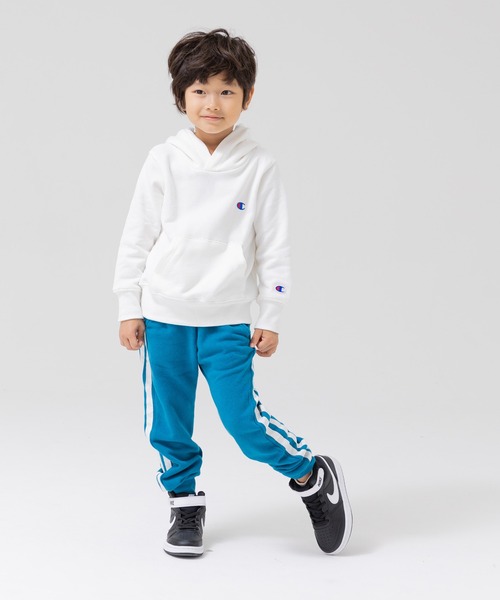 Champion（チャンピオン）の「champion / チャンピオン ロゴパーカー（パーカー・キッズ・ネイビー/ホワイト/ブラック/グレー・120cm/130cm/100cm/110cm）」の21枚目の写真